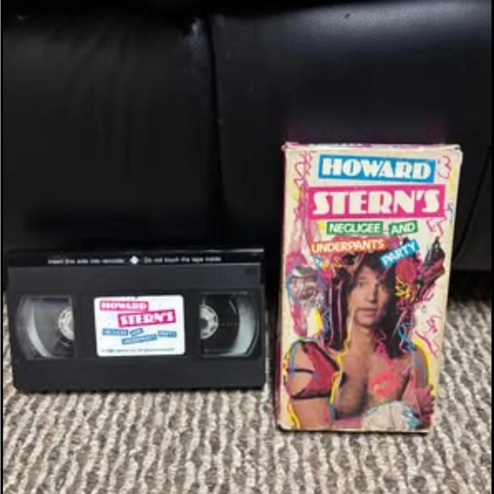 Howard Stern VHS Tape Collection Cassettes